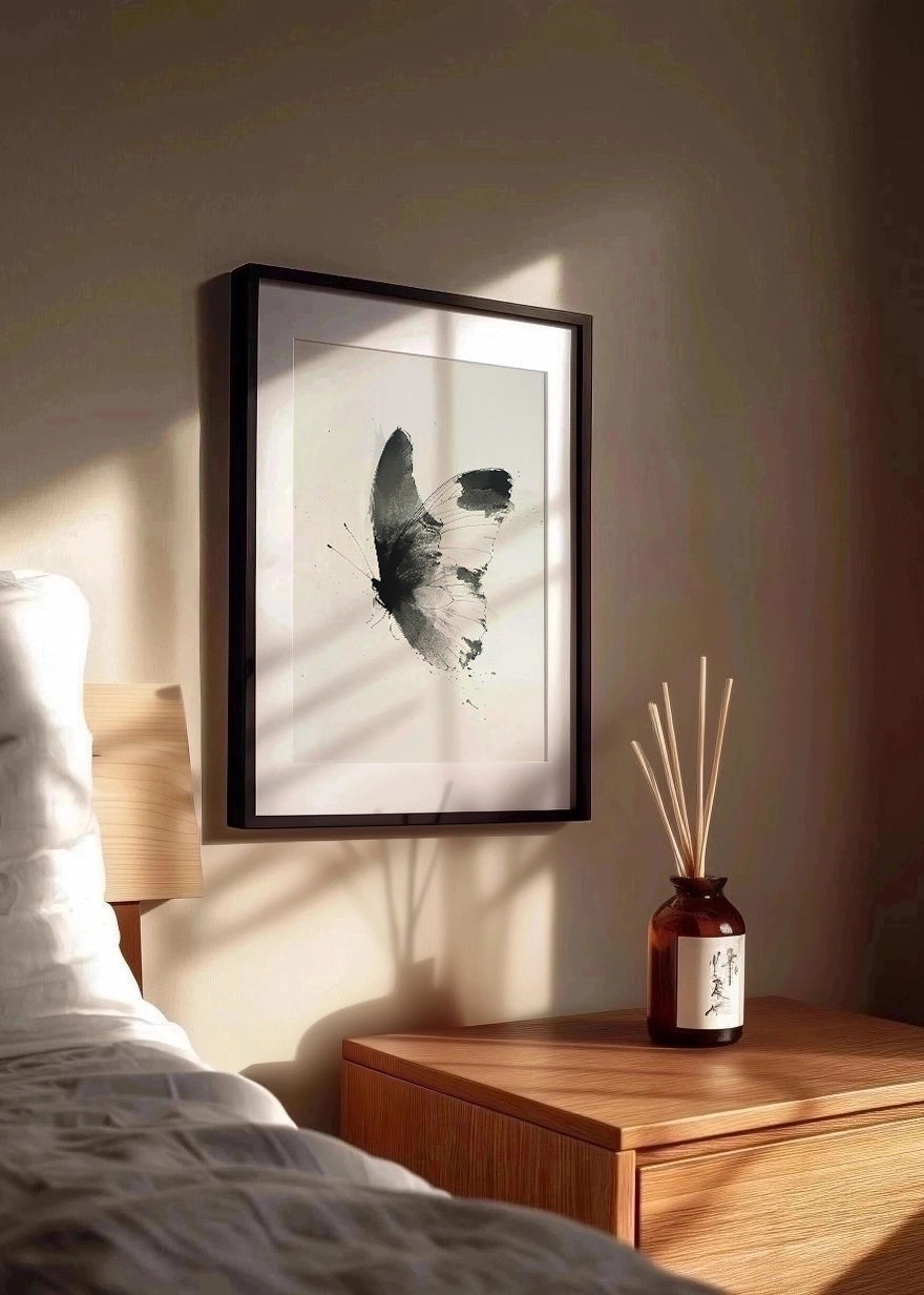 Cuadro ​Mariposa al detalle