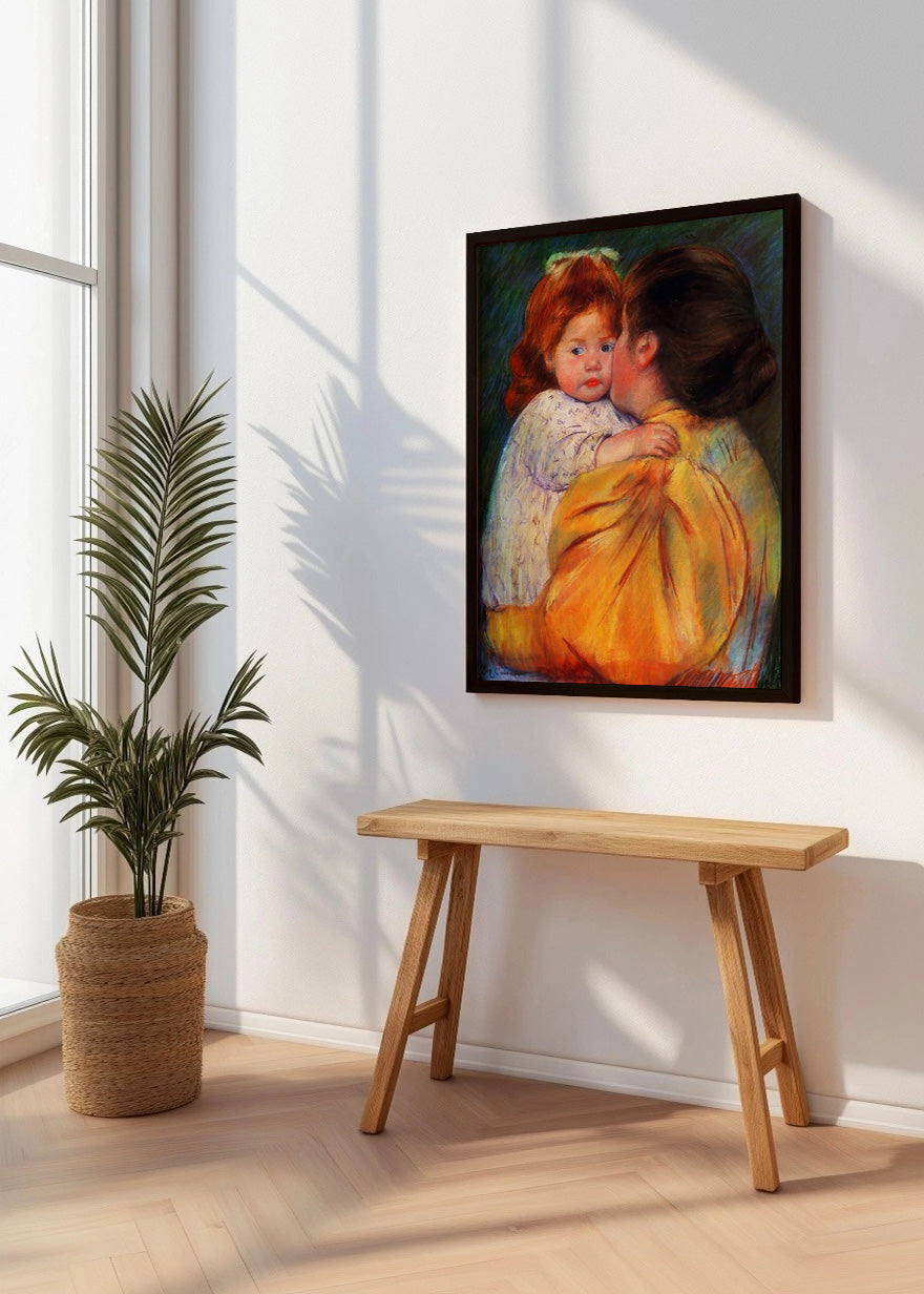 Cuadro ​Maternal Kiss (Mary Cassatt)