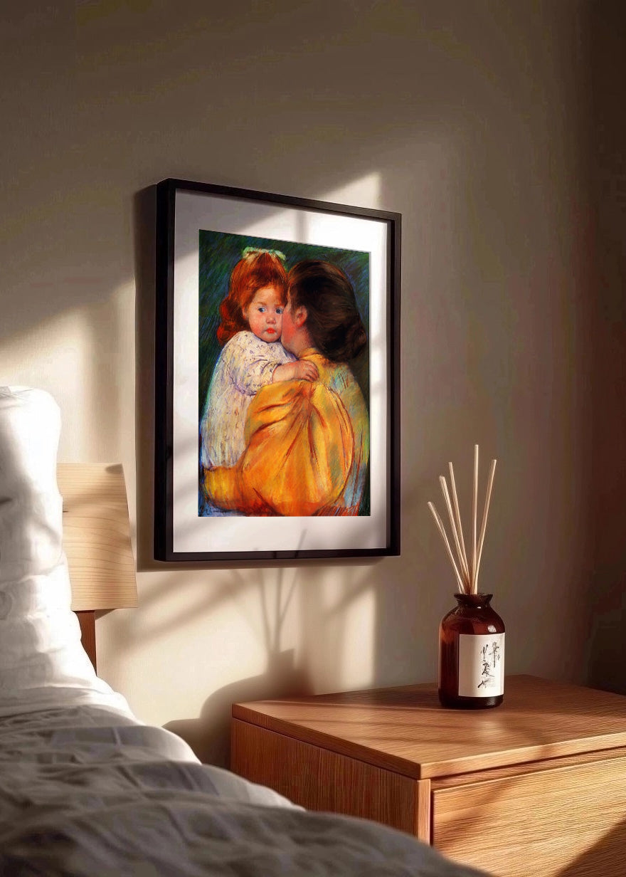 Cuadro ​Maternal Kiss (Mary Cassatt)