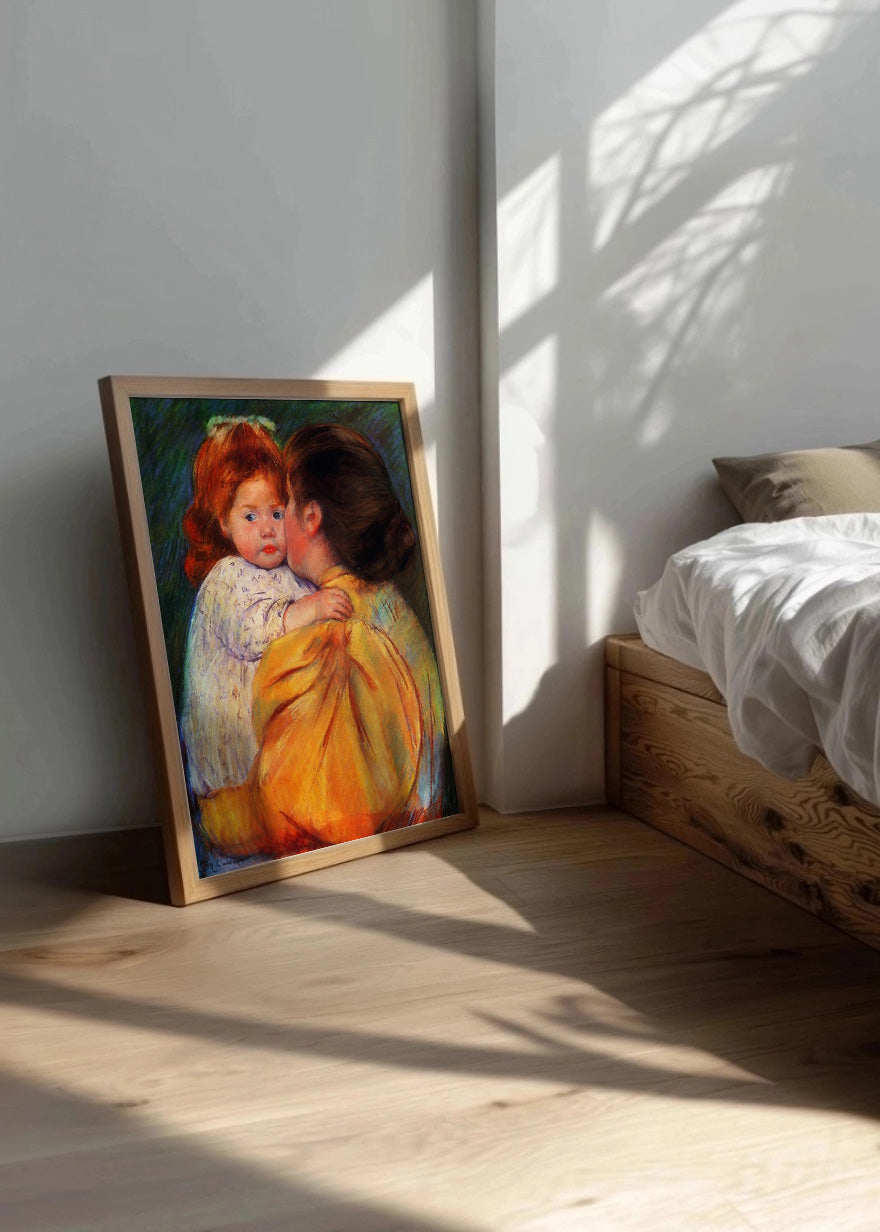 Cuadro ​Maternal Kiss (Mary Cassatt)