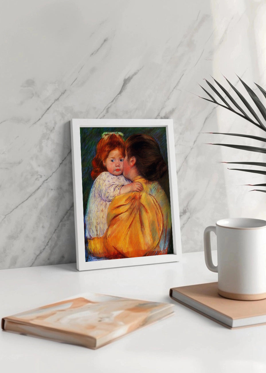 Cuadro ​Maternal Kiss (Mary Cassatt)