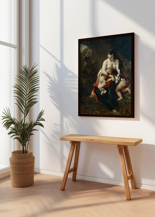 Cuadro ​Medea furiosa (Eugene Delacroix)