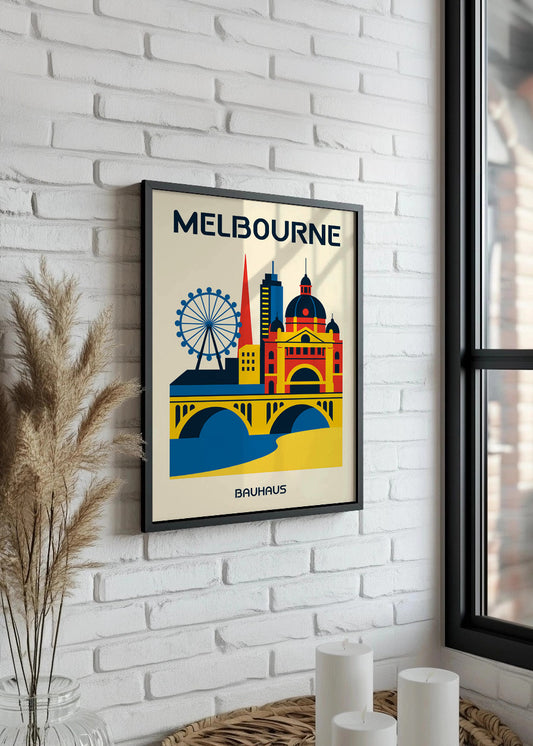 Cuadro Melbourne Poster Bauhaus