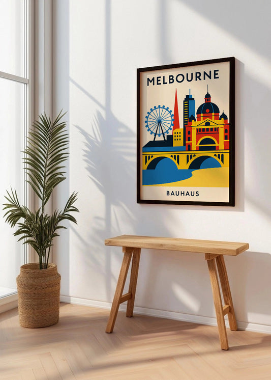 Cuadro Melbourne Poster Bauhaus