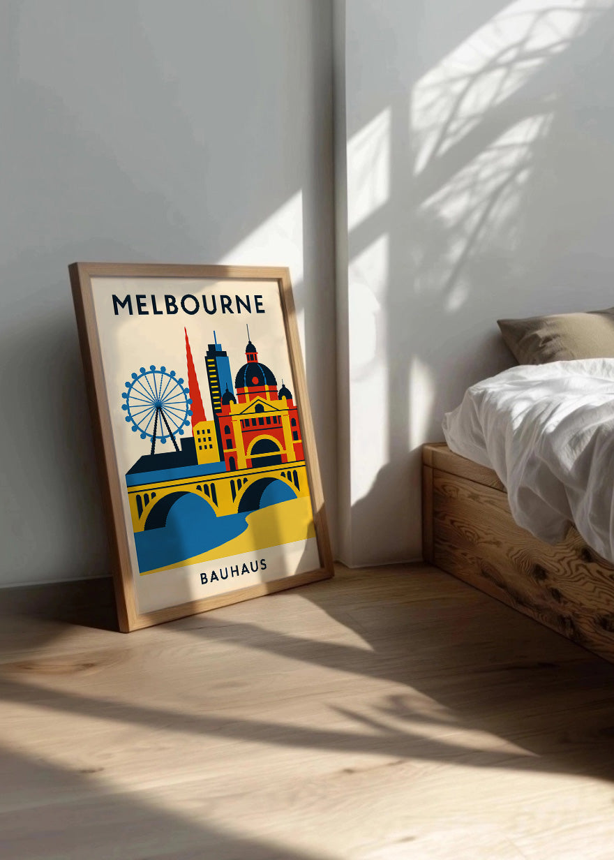 Cuadro Melbourne Poster Bauhaus