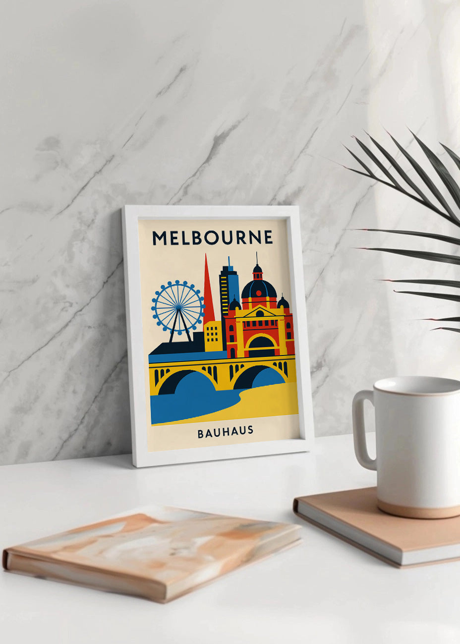 Cuadro Melbourne Poster Bauhaus