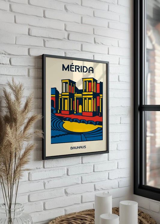 Cuadro Mérida Poster Bauhaus