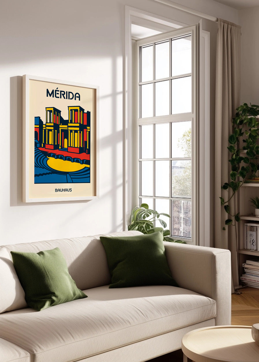 Cuadro Mérida Poster Bauhaus