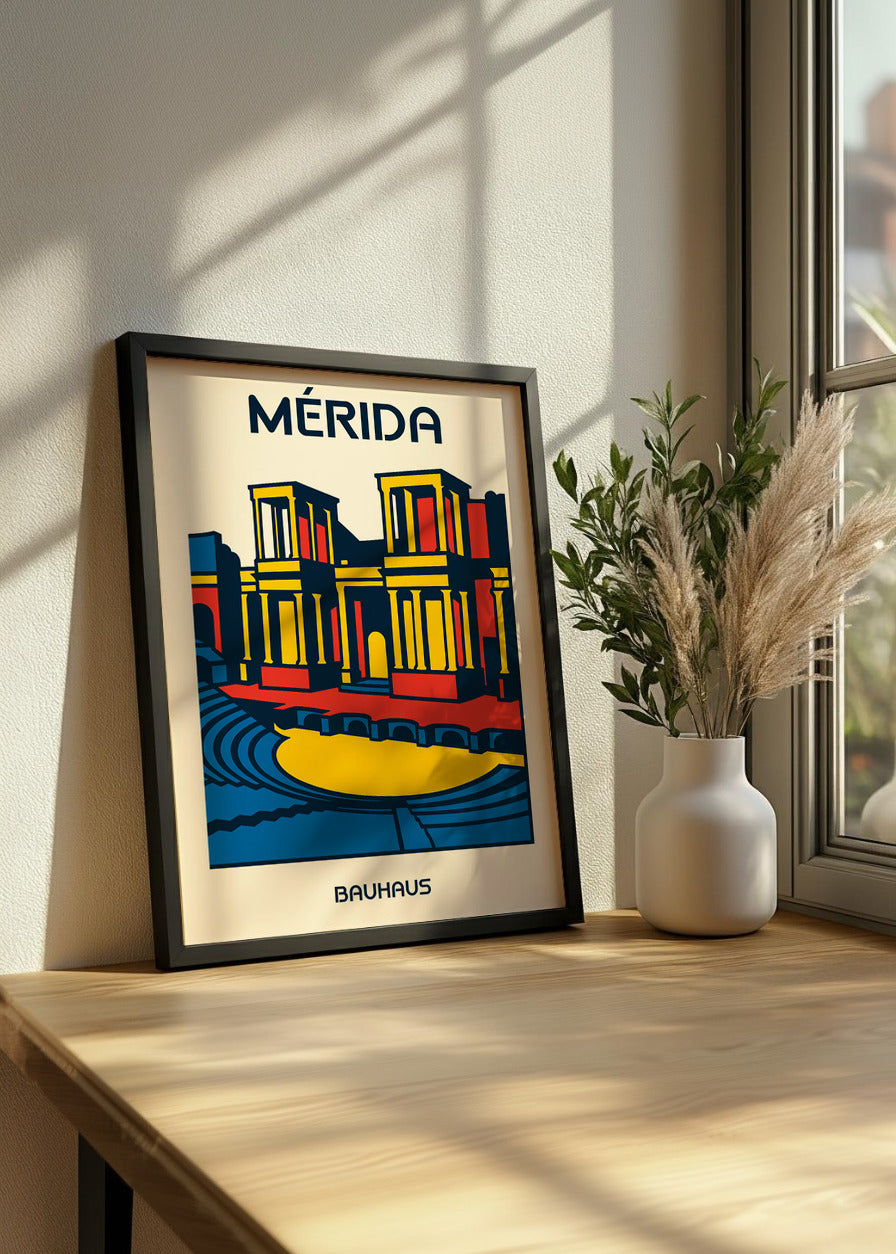 Cuadro Mérida Poster Bauhaus