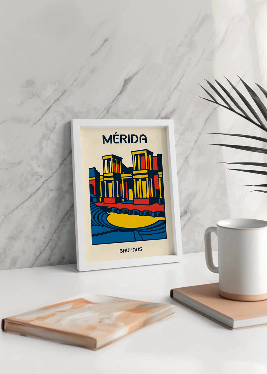 Cuadro Mérida Poster Bauhaus