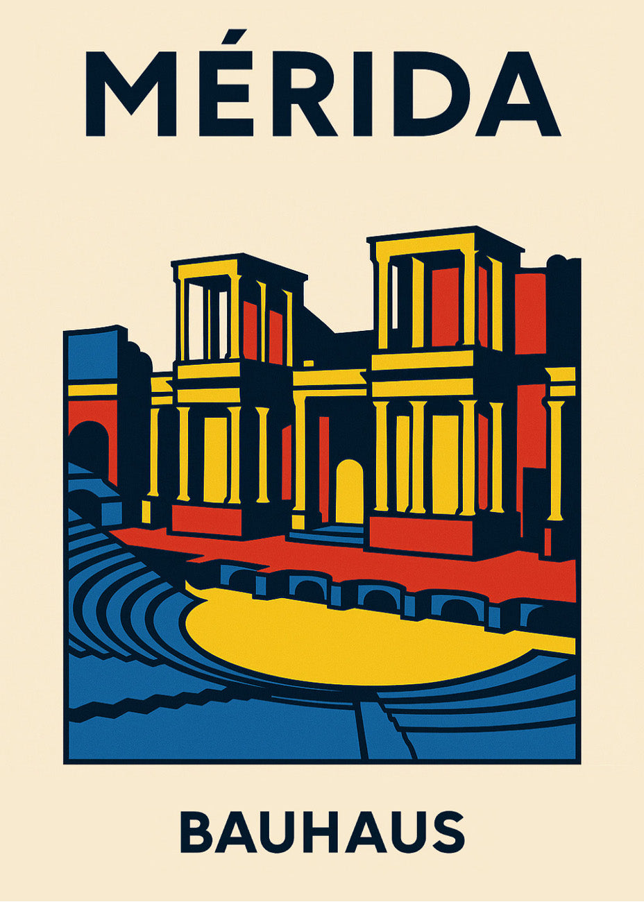 Cuadro Mérida Poster Bauhaus