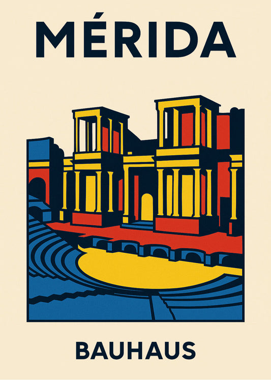 Cuadro Mérida Poster Bauhaus