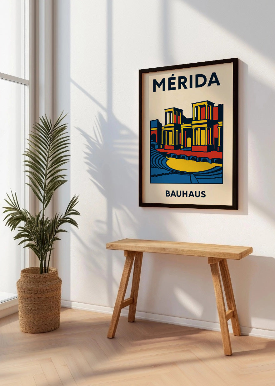 Cuadro Mérida Poster Bauhaus