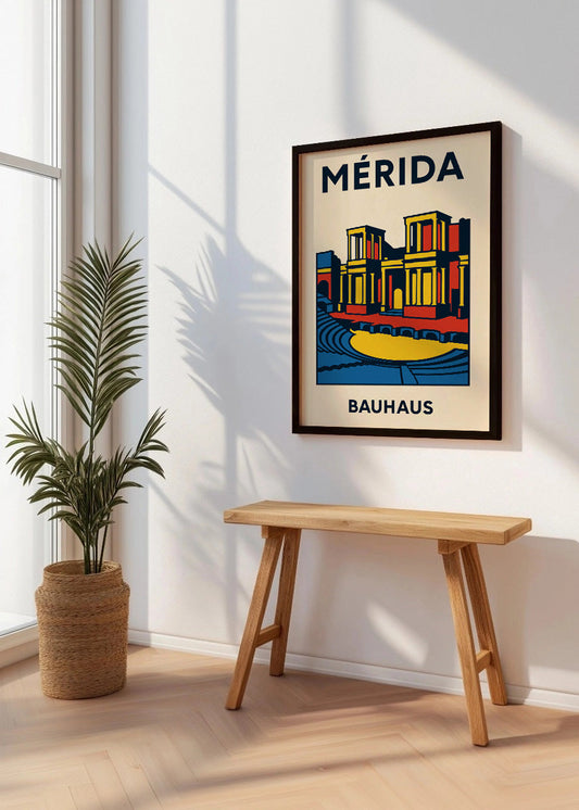 Cuadro Mérida Poster Bauhaus