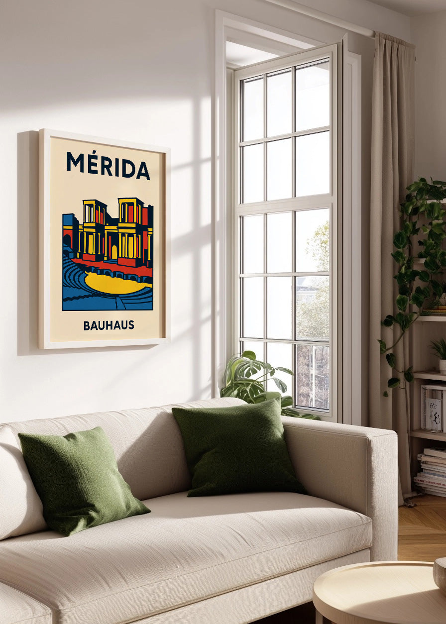 Cuadro Mérida Poster Bauhaus