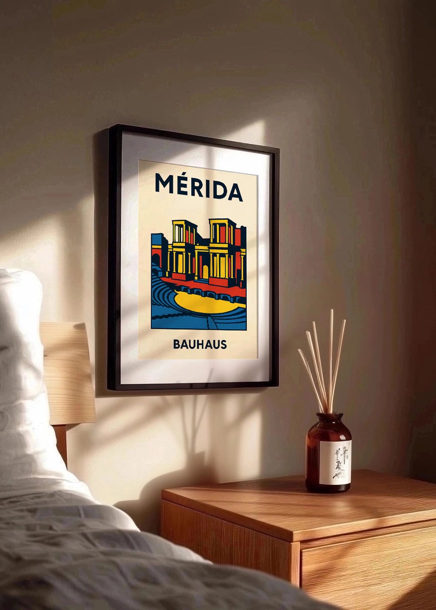 Cuadro Mérida Poster Bauhaus