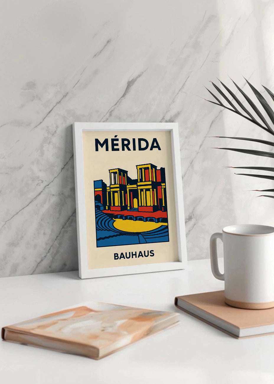 Cuadro Mérida Poster Bauhaus