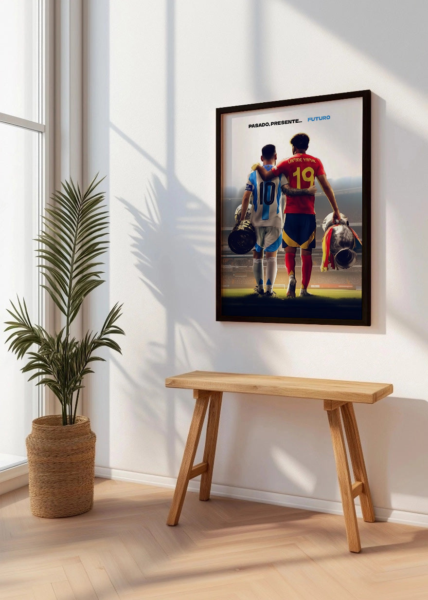 Cuadro ​Messi Lamine Futuro