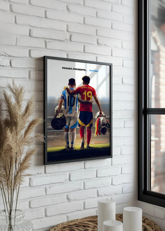 Cuadro ​Messi Lamine Futuro