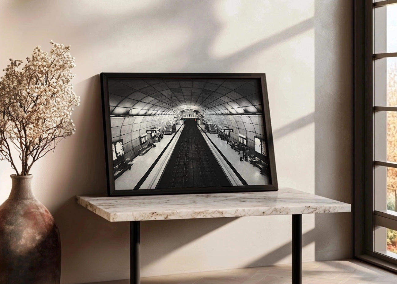 Cuadro ​Metro de Bilbao