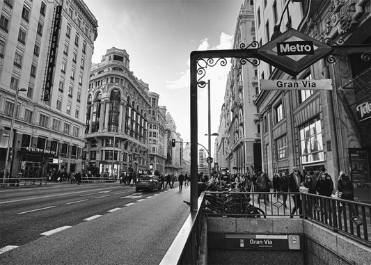 Cuadro ​Boca de metro de la Gran Vía