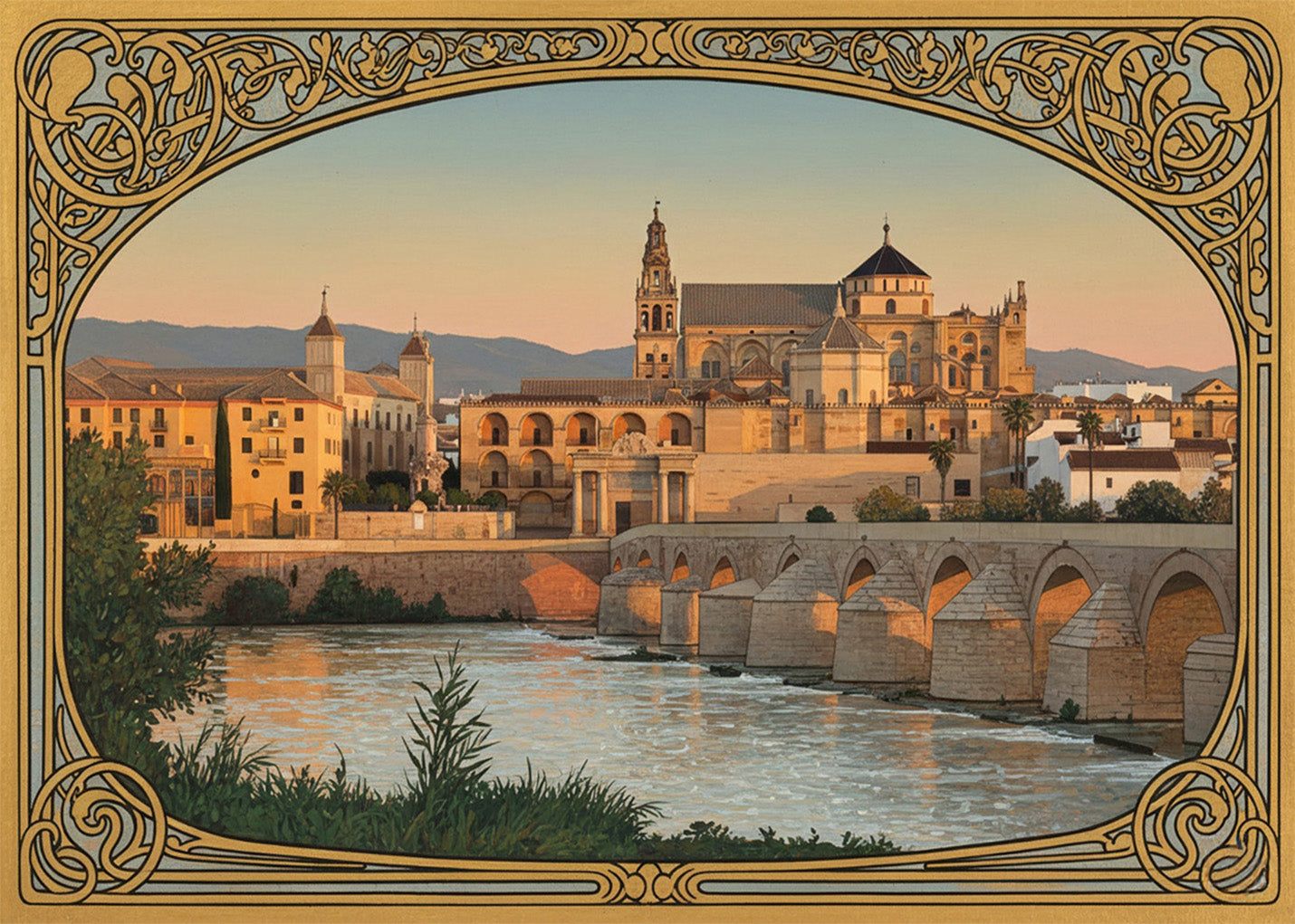 Cuadro Mezquita de Córdoba - Art Nouveau