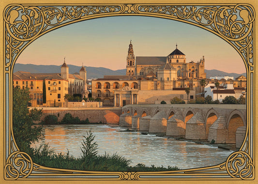 Cuadro Mezquita de Córdoba - Art Nouveau