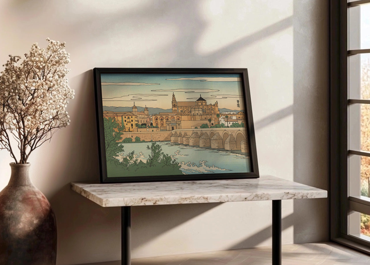 Cuadro Mezquita de Córdoba - Arte japonés