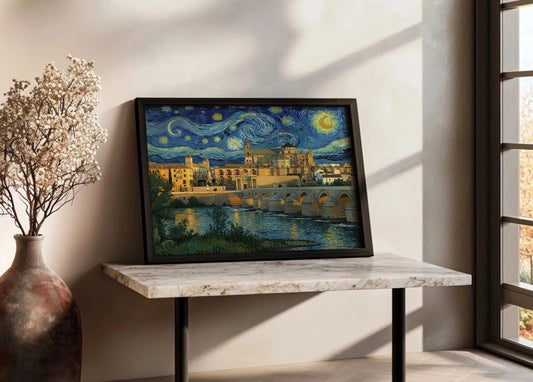 Cuadro Mezquita de Córdoba - Noche Estrellada