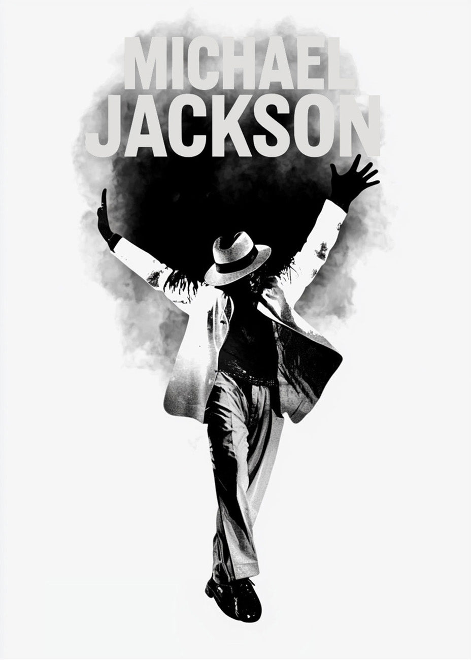 Cuadro Michael Jackson en blanco y negro