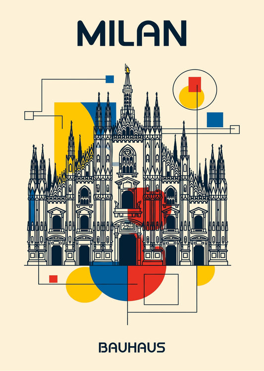 Cuadro Milan Poster Bauhaus