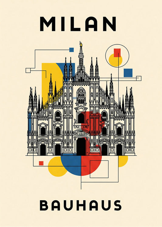 Cuadro Milan Poster Bauhaus
