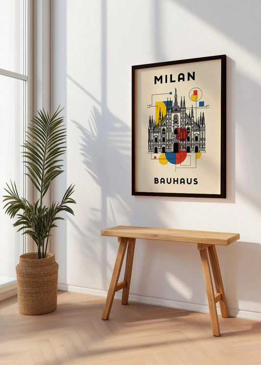 Cuadro Milan Poster Bauhaus