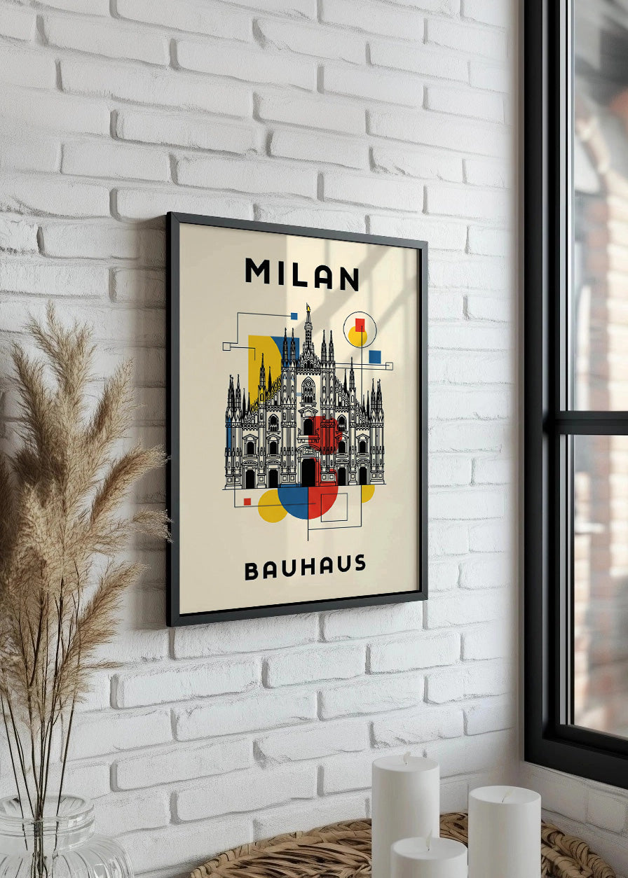 Cuadro Milan Poster Bauhaus