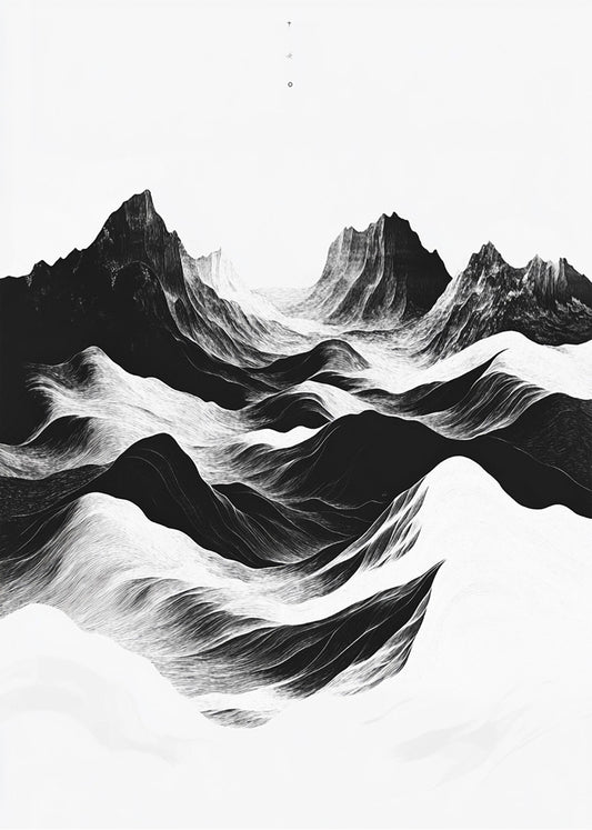 Cuadro ​Minimalismo montañoso