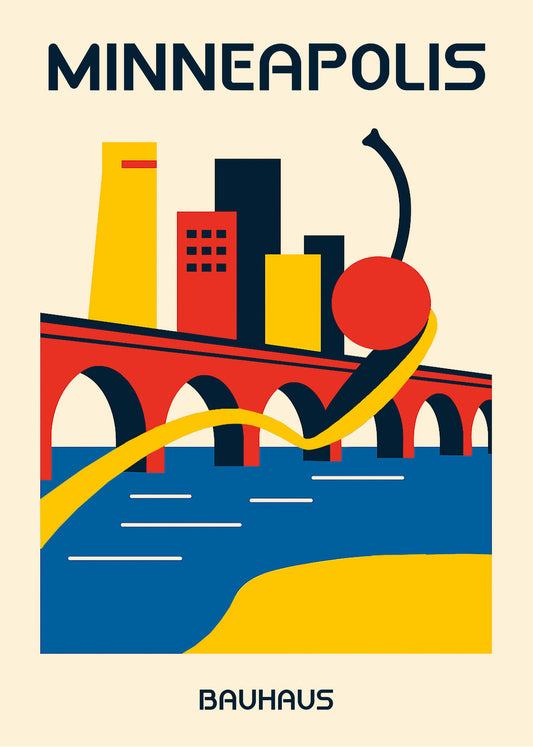 Cuadro Minneapolis Poster Bauhaus
