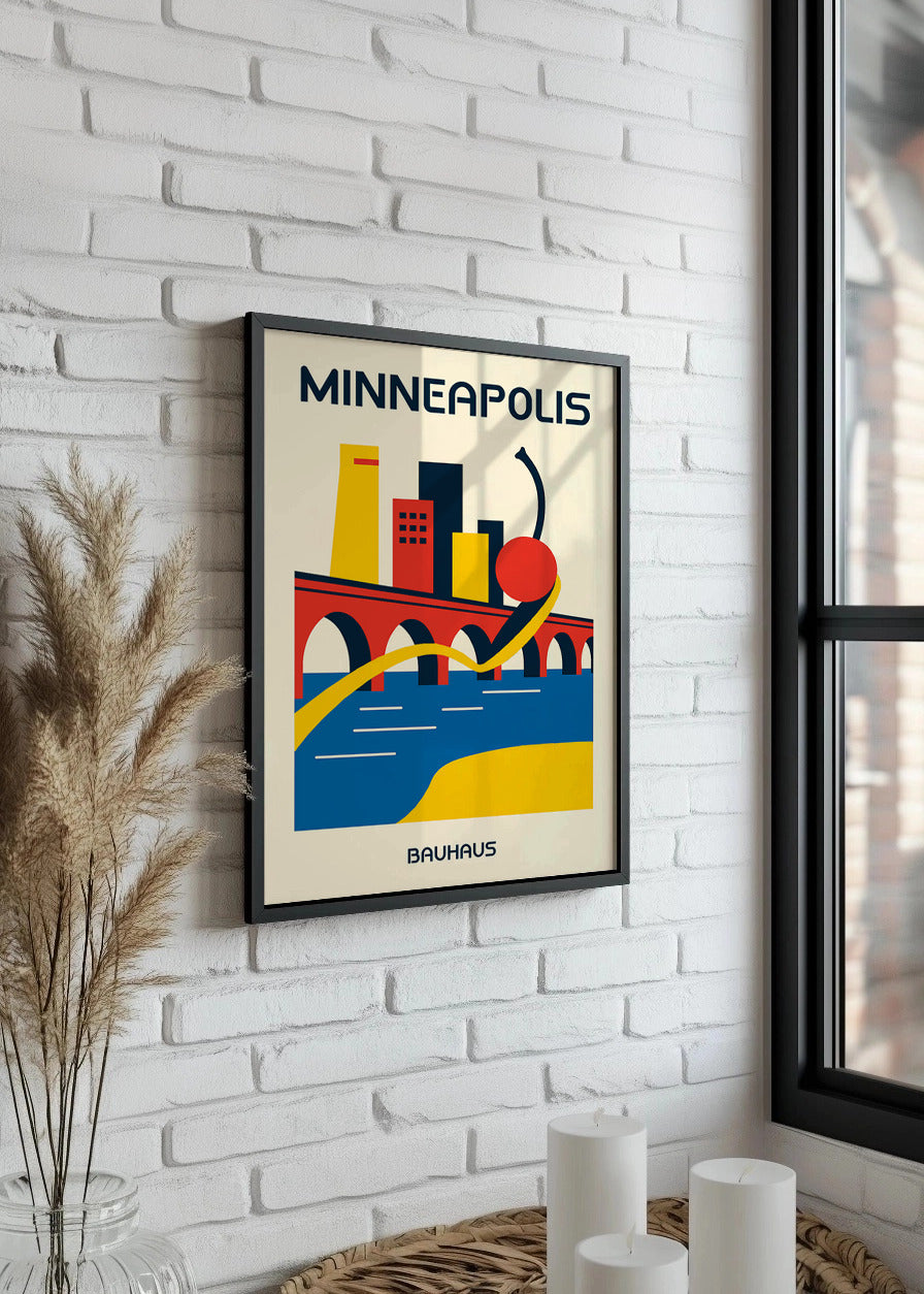 Cuadro Minneapolis Poster Bauhaus