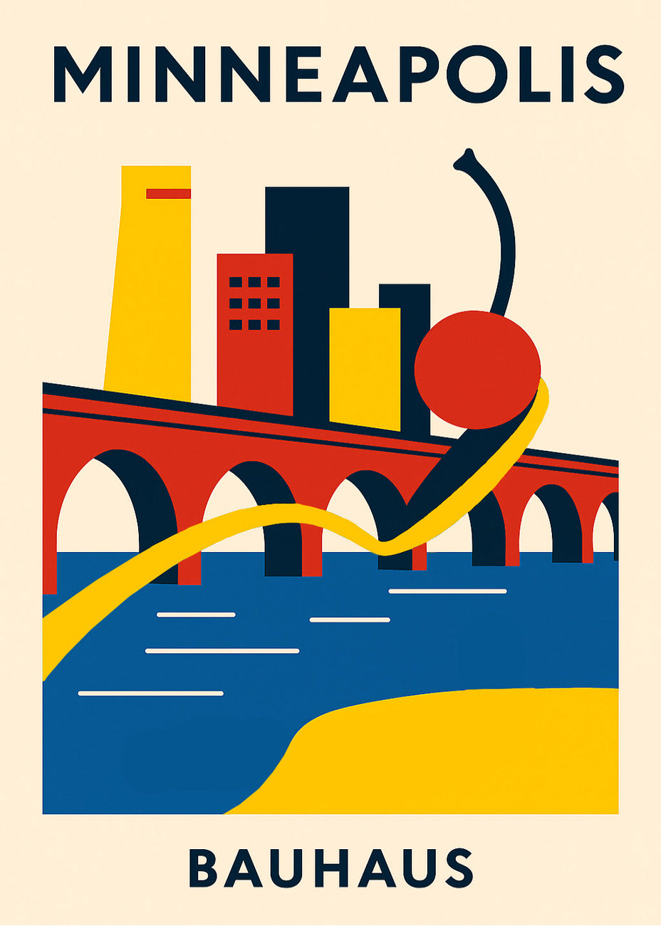 Cuadro Minneapolis Poster Bauhaus