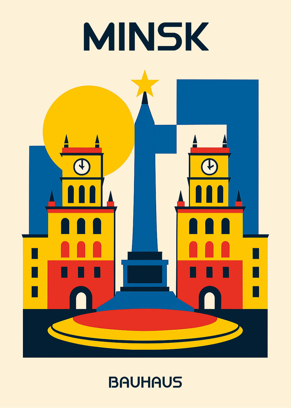 Cuadro Minsk Poster Bauhaus