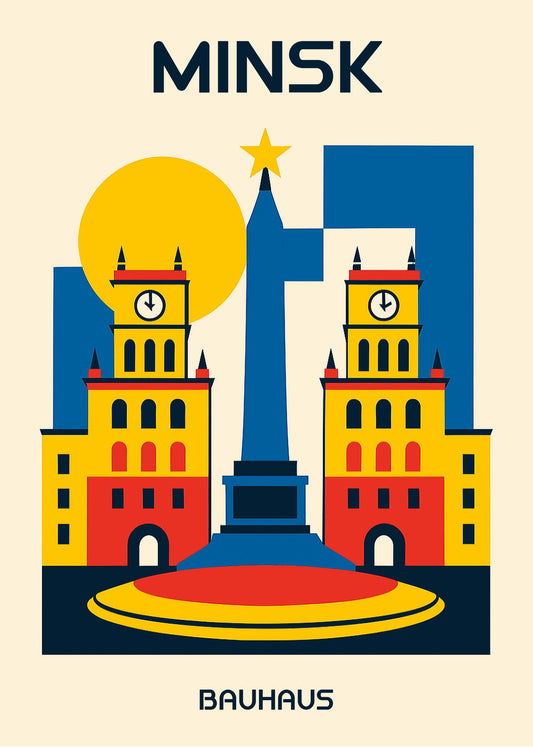 Cuadro Minsk Poster Bauhaus