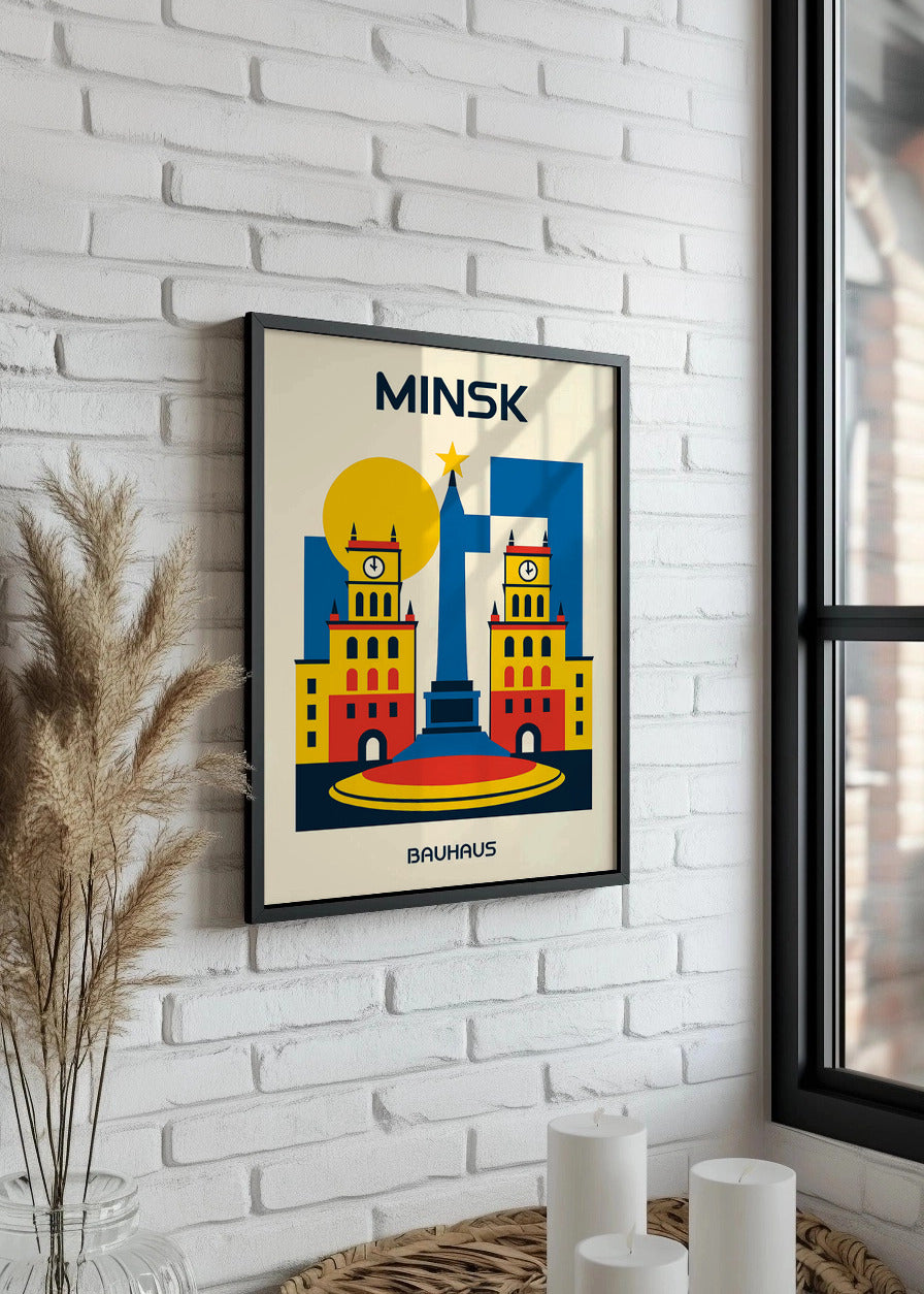 Cuadro Minsk Poster Bauhaus