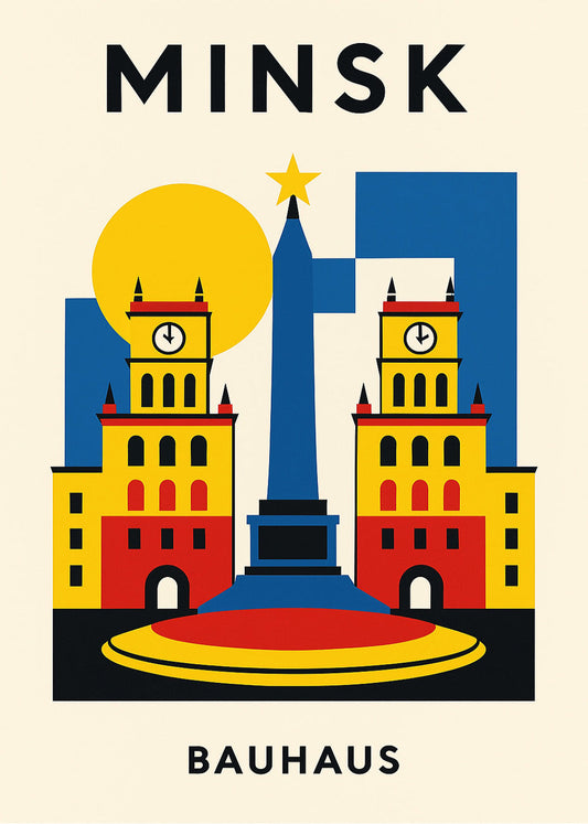 Cuadro Minsk Poster Bauhaus