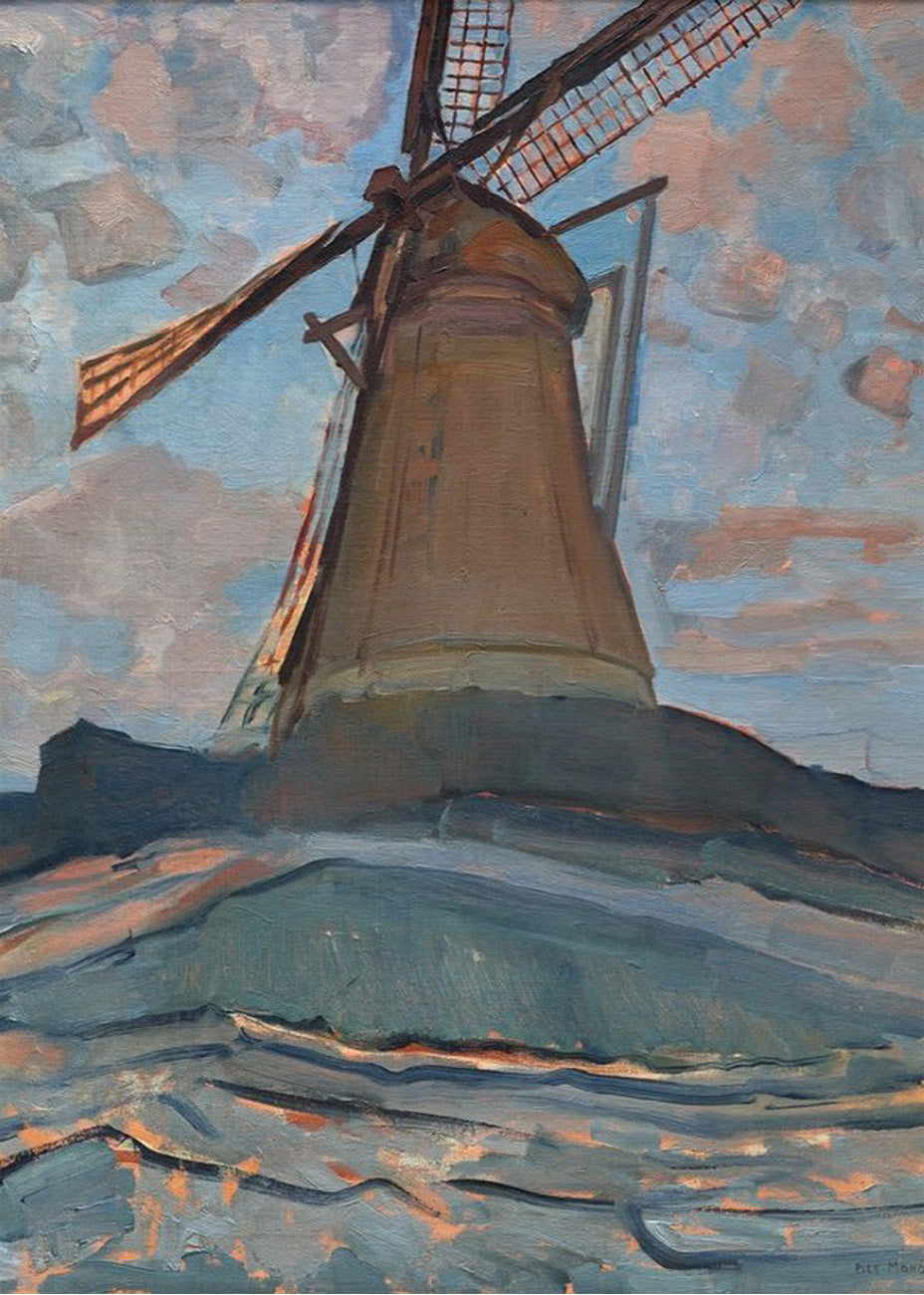 Cuadro Molino de viento (Mondrian)