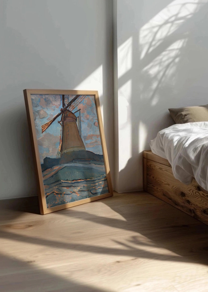 Cuadro Molino de viento (Mondrian)