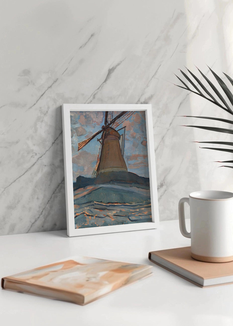 Cuadro Molino de viento (Mondrian)