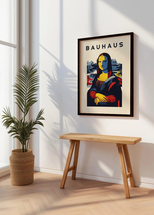 Cuadro Mona Lisa Bauhaus