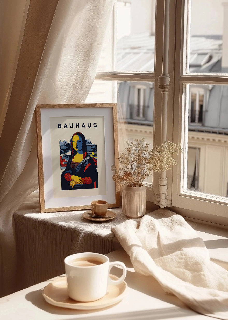 Cuadro Mona Lisa Bauhaus