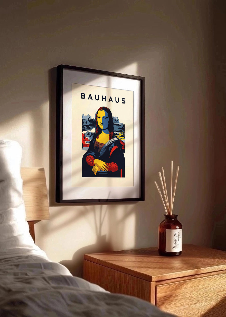 Cuadro Mona Lisa Bauhaus