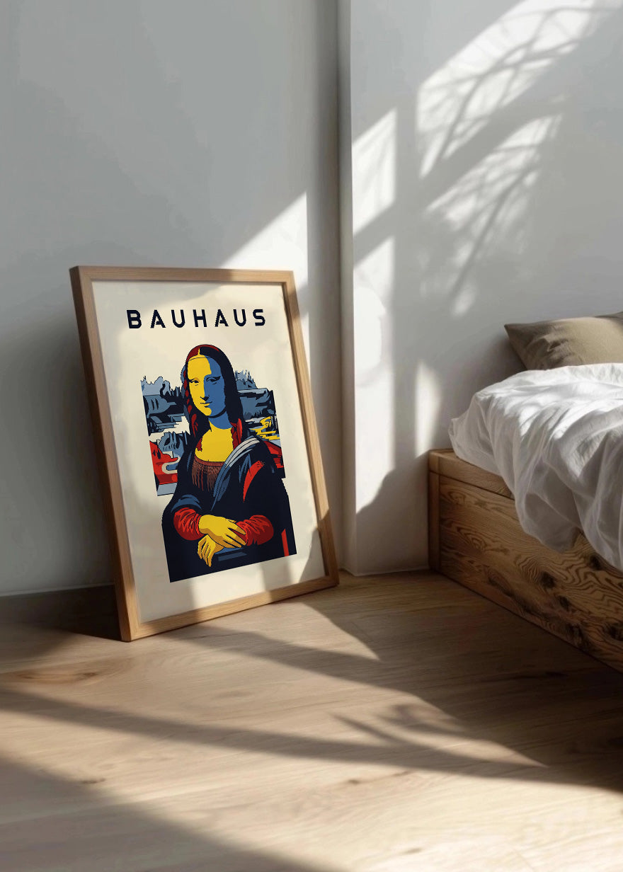 Cuadro Mona Lisa Bauhaus