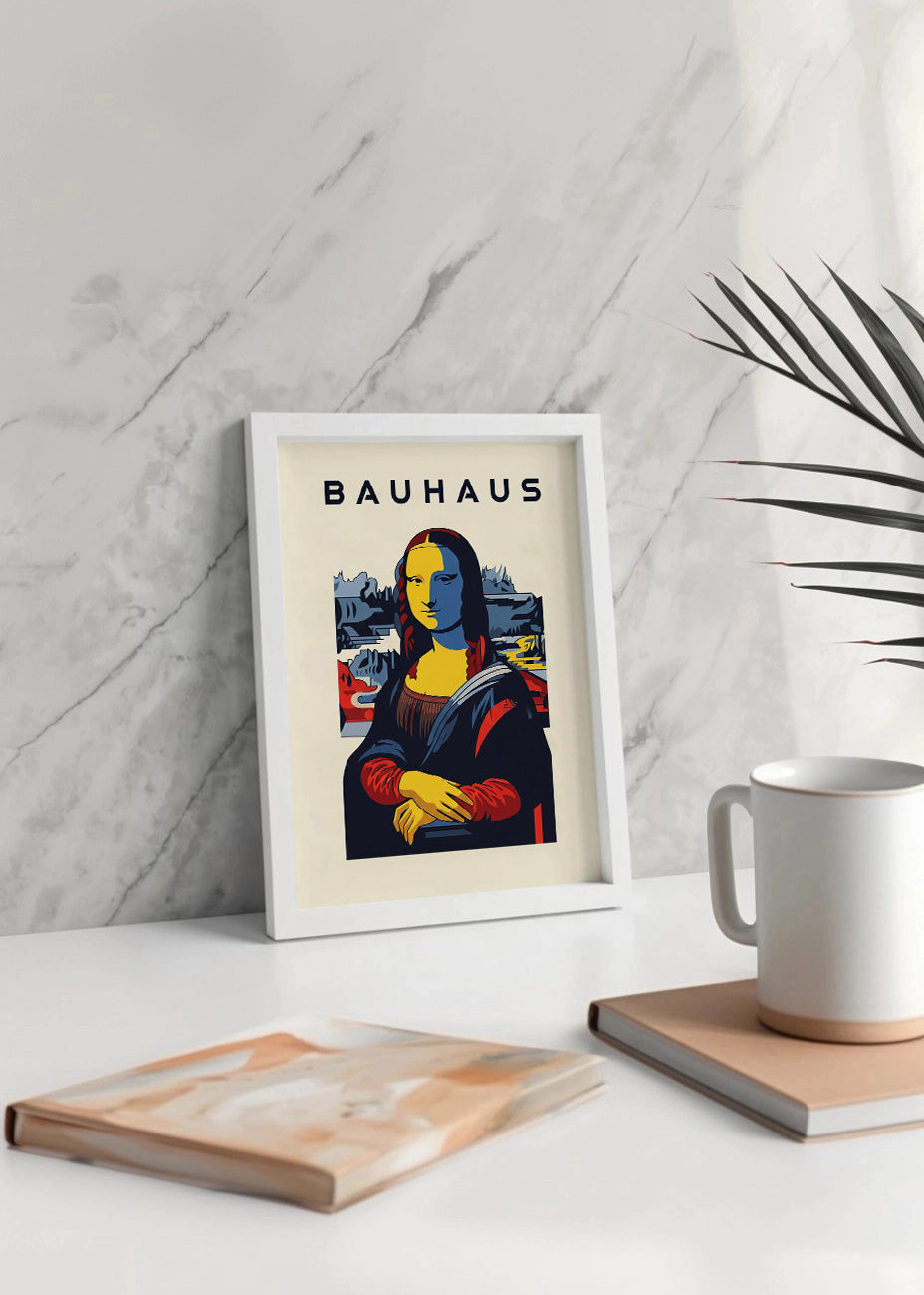 Cuadro Mona Lisa Bauhaus